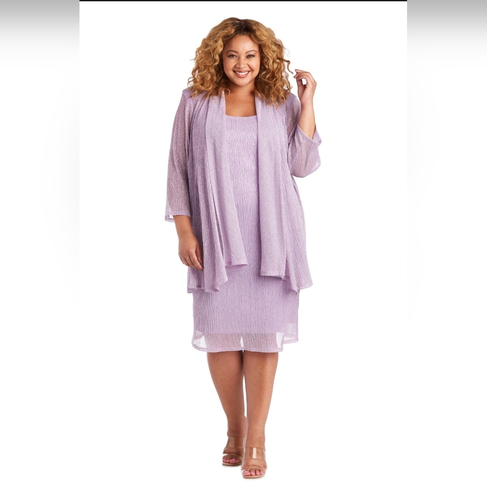 R&M Richards Dress 2pc Magnolia 16W